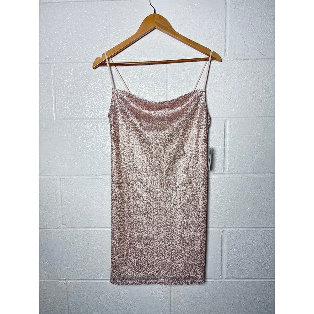 American Eagle Rose Gold sequin dress